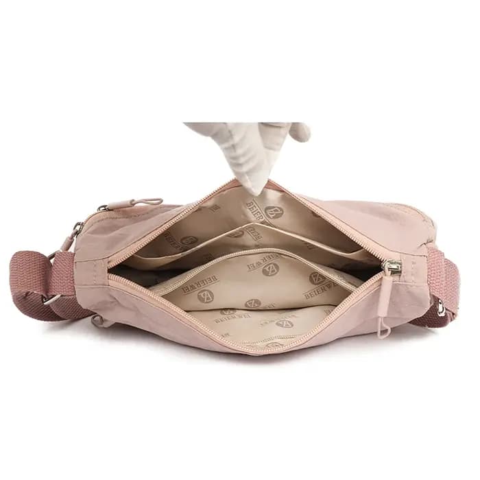 Sac bandoulière pour femme en nylon léger