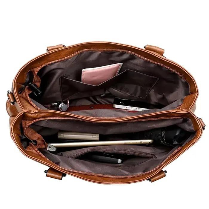 Sac à main élégant pour femmes de haute qualité en cuir sacs à poignée supérieure sac