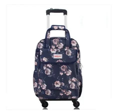 Bagage à main pour femmes, sac à roulettes Oxford, sac à dos roulant, sac à roulettes de voyage, sac à bagages de voyage, sacs à dos à roulettes
