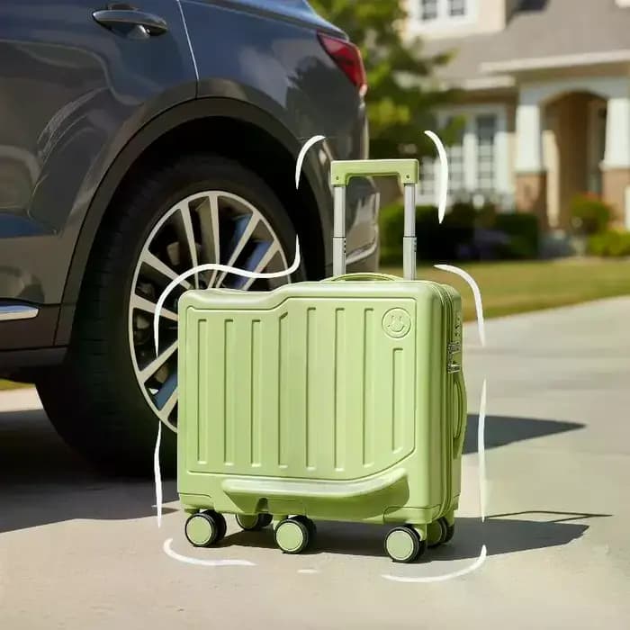 Valise à roulettes pour enfants, 20 pouces, avec serrure à code, portable, pour les courts séjours, cadeau d'anniversaire pour tout-petit, idéale pour les voyages