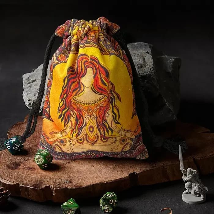 Sac de rangement en velours