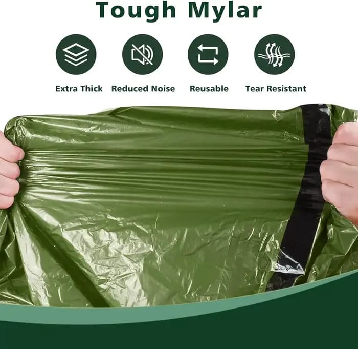 Sac de couchage chaud d'urgence compact et léger – imperméable