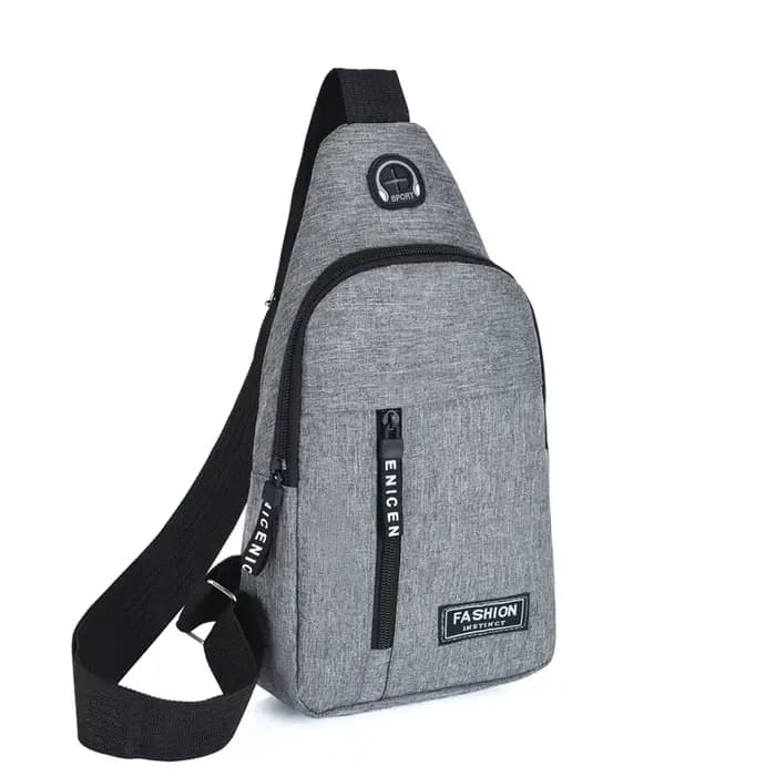 2025 nouveau sac de poitrine multifonctionnel hommes mode tendance Oxford tissu sac à bandoulière St