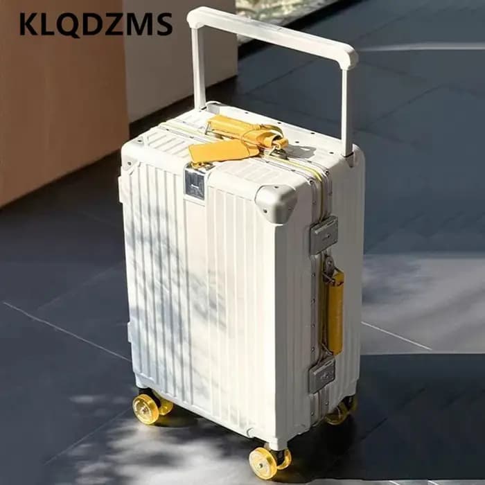KLQDZMS bagages 20 "24" 26 "28" 30 pouces grande capacité boîtier de chariot femmes ABS + PC boîte d'embarquement valise à roulettes universelle pour hommes
