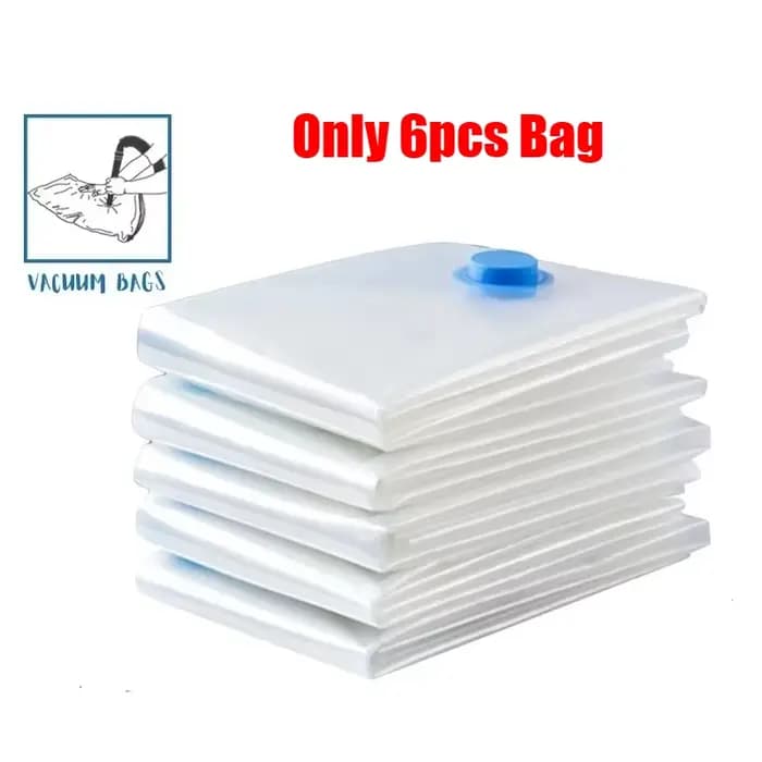 Sac sous vide avec Valve ou pompe pour le stockage de vêtements, grand sac vide à Compression en pla