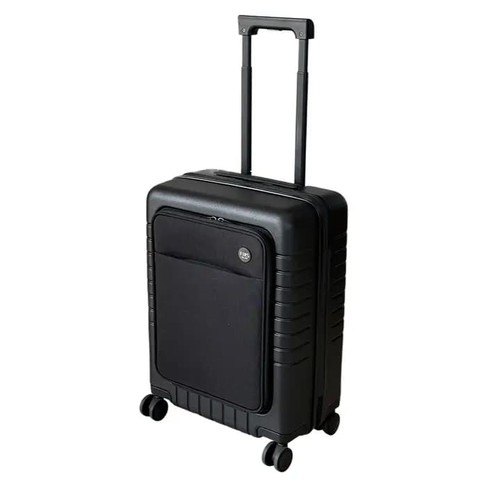Bagage à main léger à ouverture frontale pour PC de 20 pouces, valise de voyage compacte approuvée p