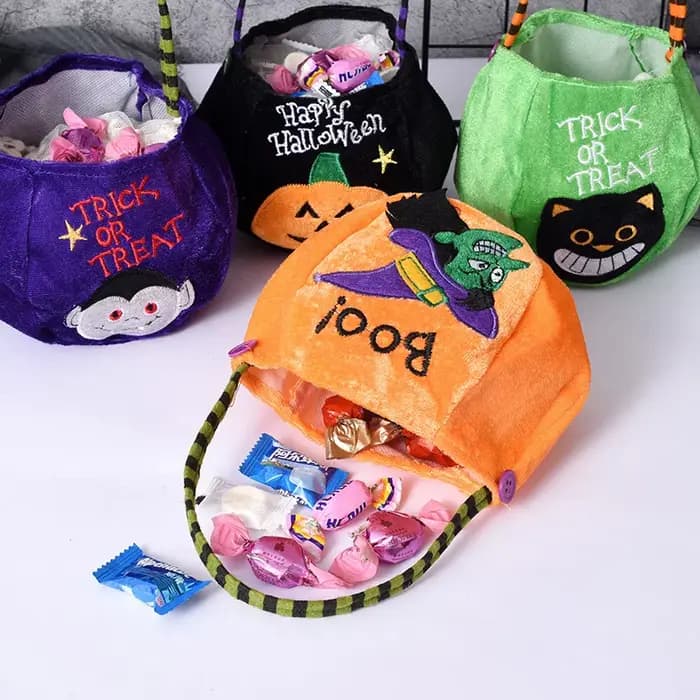 Sac à bonbons d'halloween mignon
