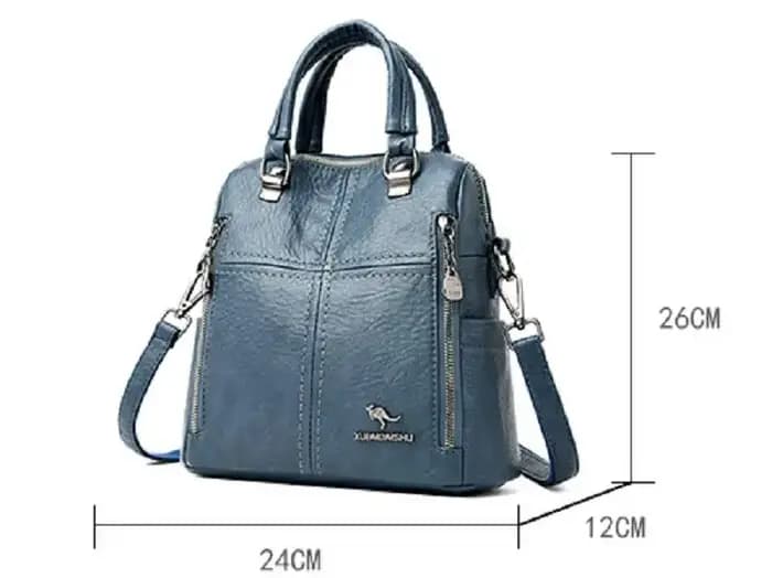 Sac à dos en cuir vintage pour femmes