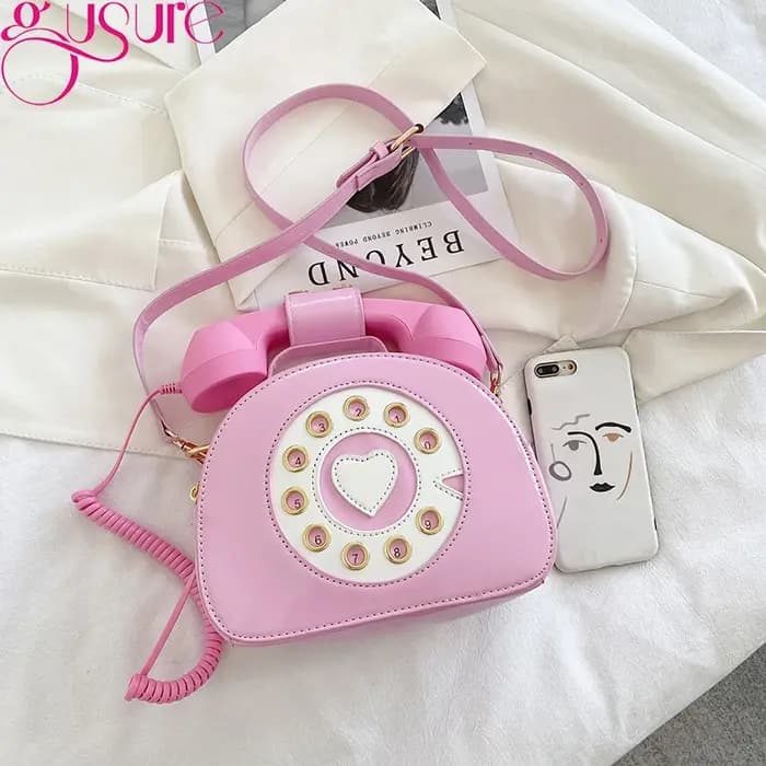 Gusure-Sacs à main en forme de téléphone pour femmes