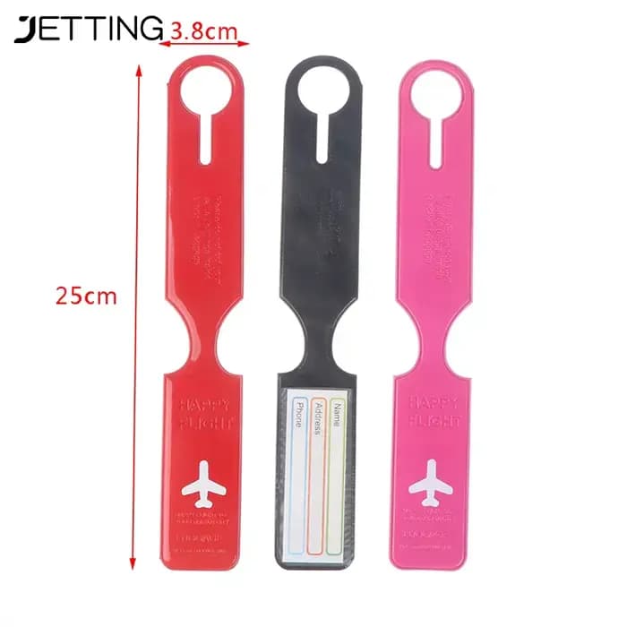 Étiquettes de bagage mignonnes en PVC pour valise