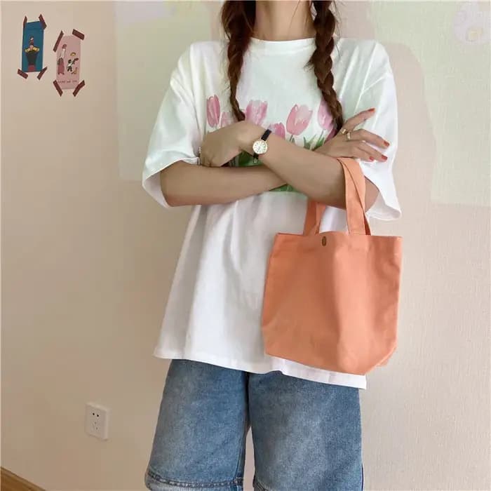 Nouveau Mini sac à main solide rétro Shopping sacs