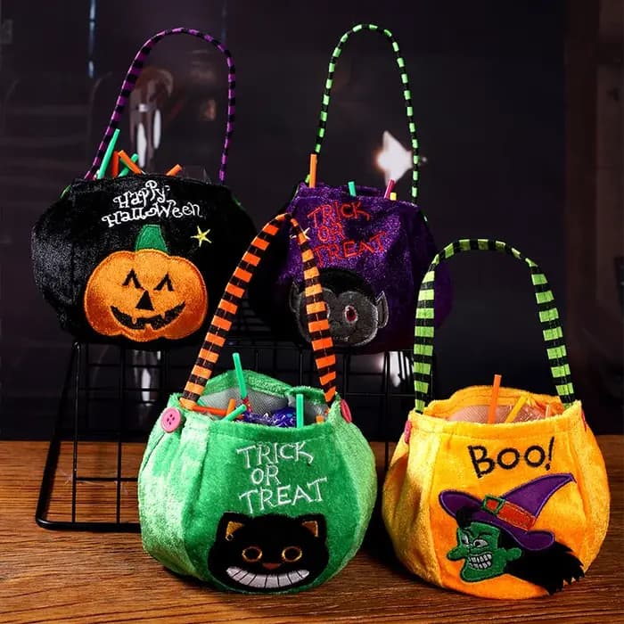 Sac à bonbons d'halloween mignon