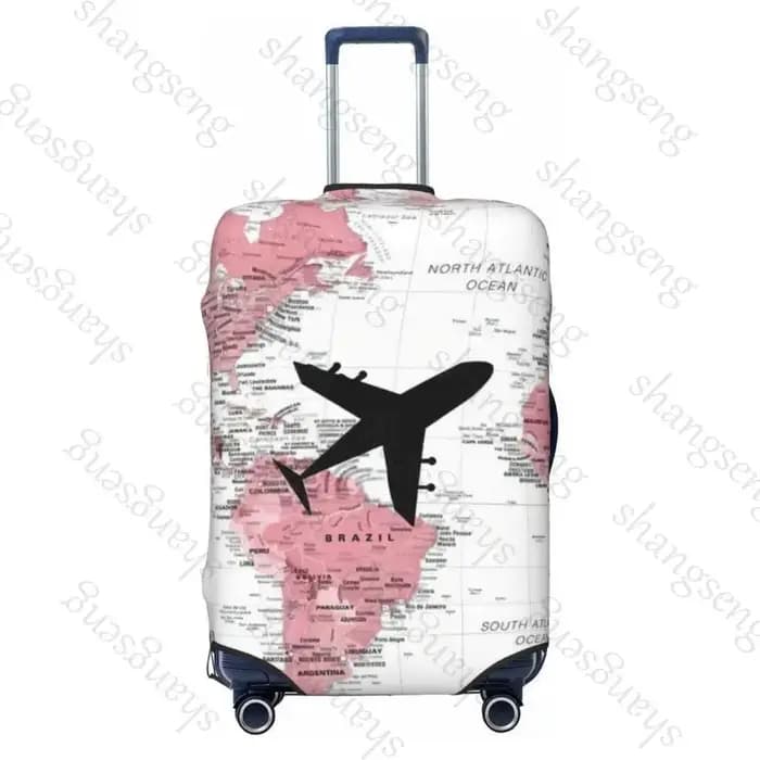 Housse de Protection épaisse pour bagages, dessin animé de voyage en avion, housse anti-poussière po