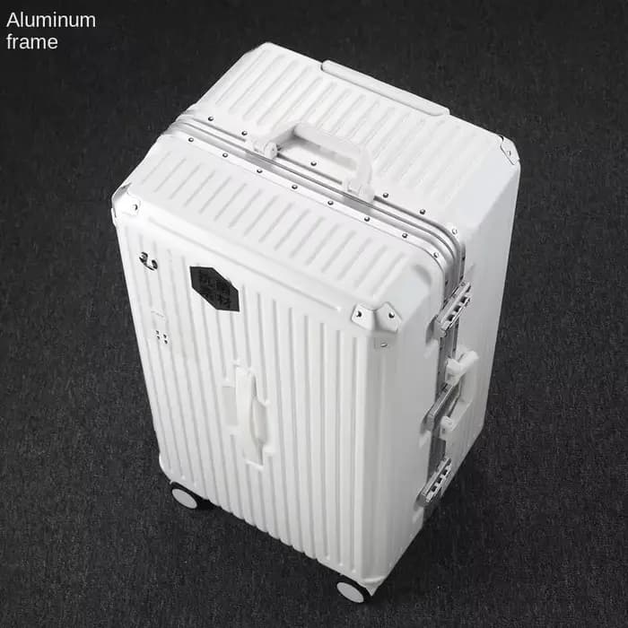 Valise de grande taille avec cinq roues et frein, bagage à roulettes de 30 pouces en matériau PC, valise de cabine avec serrure TSA, 22/26/34 pouces
