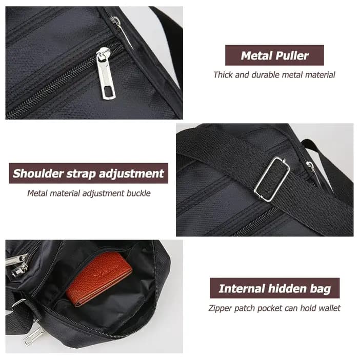 Sac à bandoulière de voiture en tissu Oxford à la mode