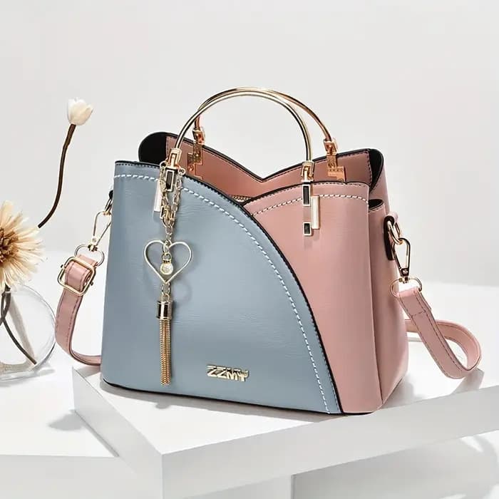 Sac à main coréen à la mode pour femmes, sac seau de grande capacité, sac à bandoulière à une épaule, blocage de couleur