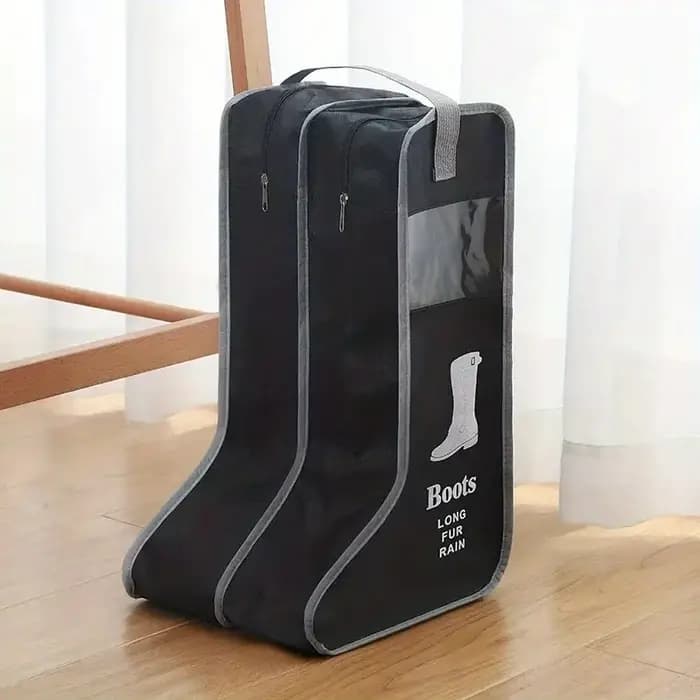 1 sac de rangement multifonctionnel pour bottes avec poignées