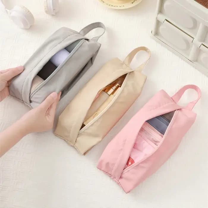 Houseeker Portable sac de rangement de voyage étanche cosmétiques articles de toilette organisateur chaussettes