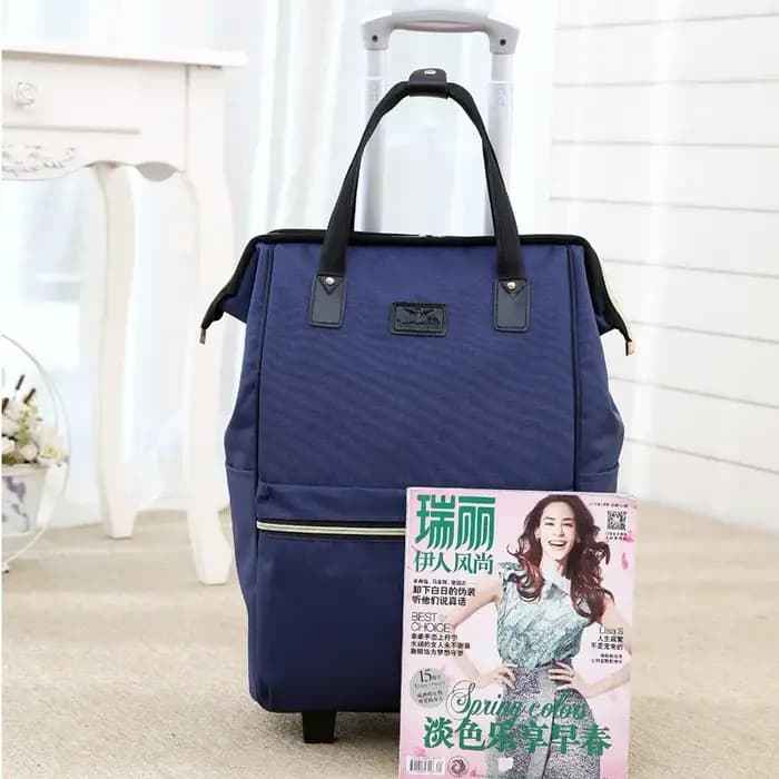 Valise de voyage simple et portable de grande capacité pour femmes