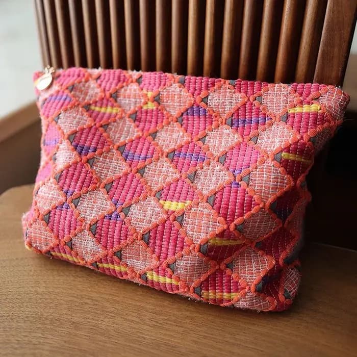 Sac à cosmétiques à fermeture éclair de grande capacité