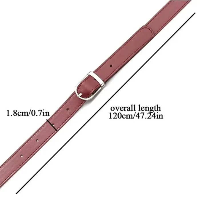Sangle de sac en cuir réglable pour femme