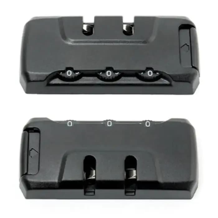 Cadenas noir à 3 chiffres pour bagages de voyage