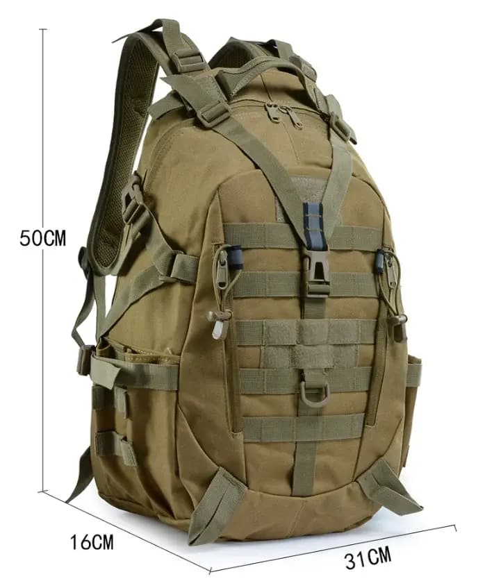 Sac à dos tactique réfléchissant extérieur Molle Camouflage sac à dos sac d'assaut randonnée Camping chasse voyage équitation sac à dos
