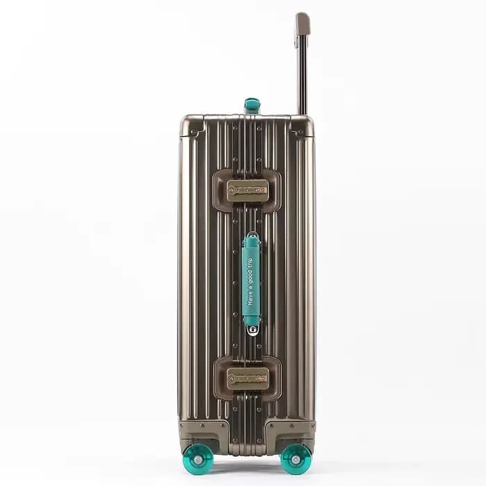 Valise de voyage tout en aluminium et magnésium, bagages roulants, boîtier de chariot en alliage ave