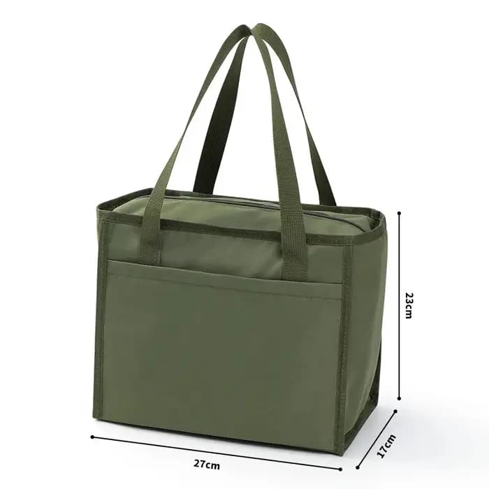 Sac Isotherme Grande Capacité pour Boîte à Bento – Sac de Rangement Alimentaire Zippé pour Femmes –