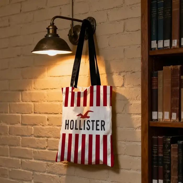 Sacs de rangement de marque H-hollisterS, sac en toile de grande capacité pour étudiantes, pour cont