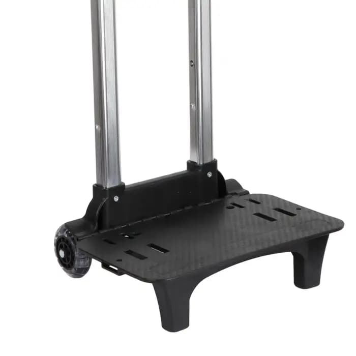 Chariot de Voyage Pliable Compact en Alliage d'Aluminium à 2 Roues