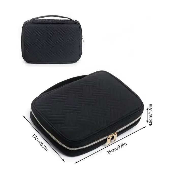 Sac à bijoux Portable, organisateur de rangement de bijoux de voyage