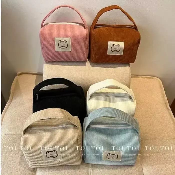 Sacs à cosmétiques en peluche pour femmes