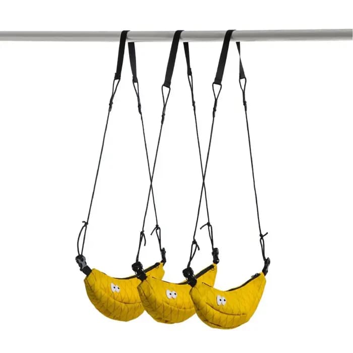 Sac bandoulière décontracté en forme de banane pour téléphone, idéal pour le cyclisme en extérieur,