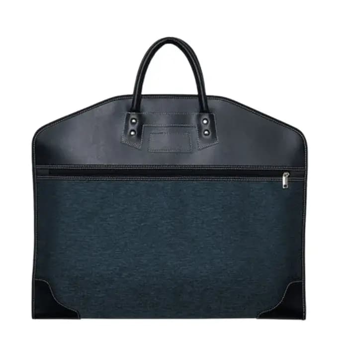 Sac à vêtements de costume en cuir pour voyage