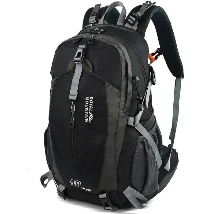 Sac à dos de randonnée et de camping 40L avec planche dorsale pour hommes et femmes, sacs à dos de t
