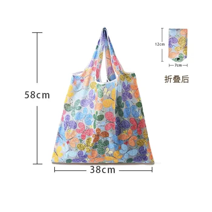 Sac à provisions pliable en polyester
