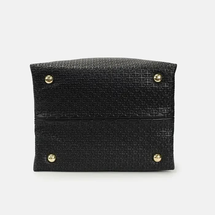 Sac seau CH Monogram avec poignée supérieure et bandoulière amovible pour le quotidien