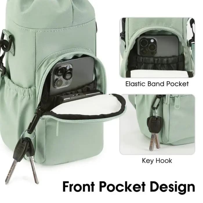 Nouveau porte-bouteille d'eau avec sangle 40oz pochette de bouteille