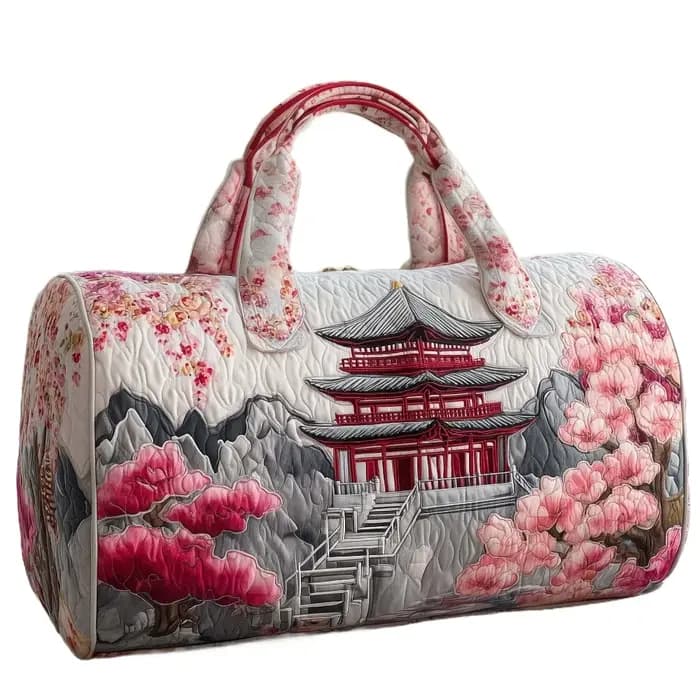 Sac de voyage matelassé 3D de style japonais