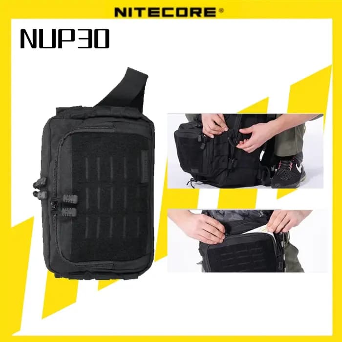 Sac à dos NITECORE NUP30, sac à bandoulière, pochette utilitaire multifonctionnelle, sac de voyage q