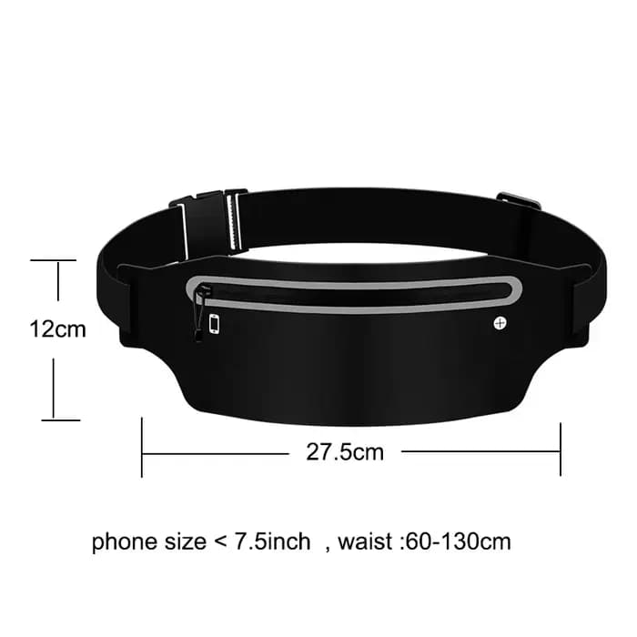 Sac de taille avec ceinture de course
