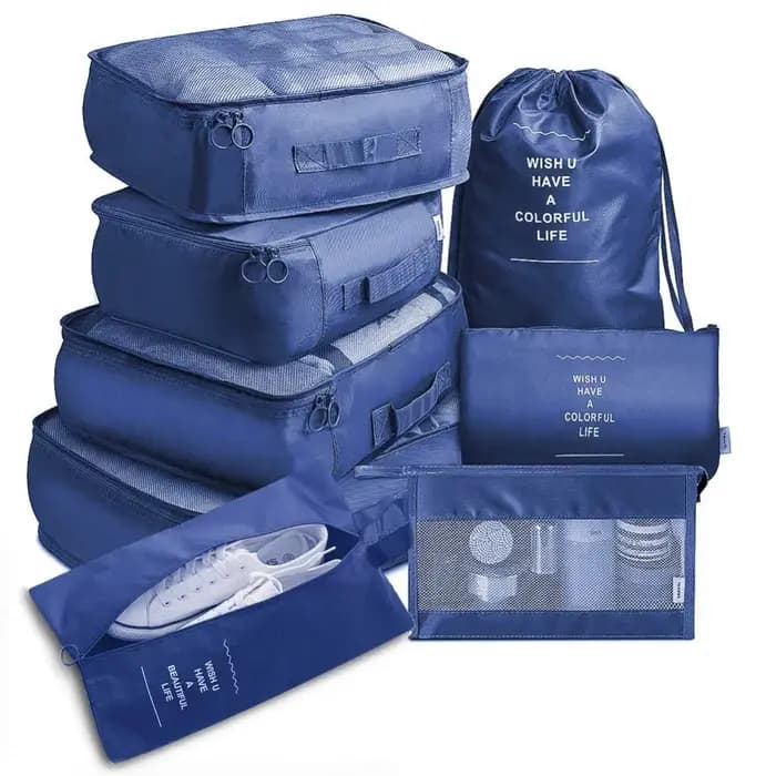 8 pièces/ensemble sacs de rangement pour voyage organisateur