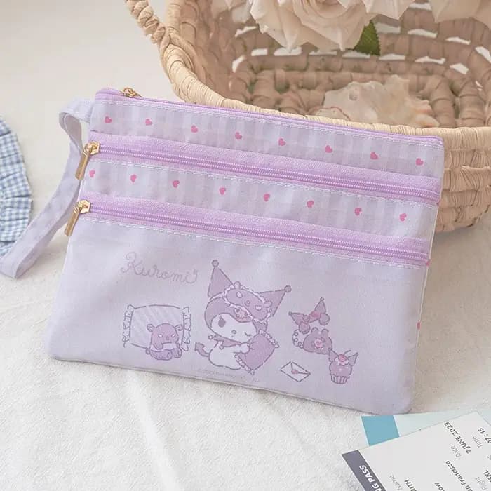 Sac de rangement pour documents de voyage avec plusieurs compartiments pour une organisation pratique des cartes