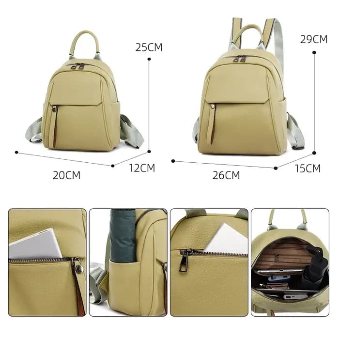 Mode femmes sac à dos de luxe en cuir souple sacs à dos femme petits