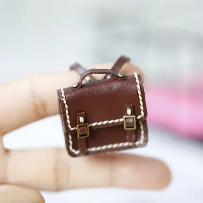 Poupée jouet mini sac mode rétro sac à dos sac d'école adapté pour Obitsu11