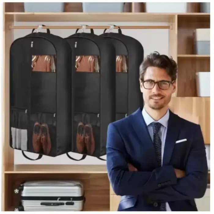 Sac de costume de voyage avec fermeture à glissière