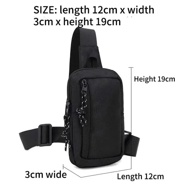 ChimBrand-Sac à bandoulière alertes onale pour homme