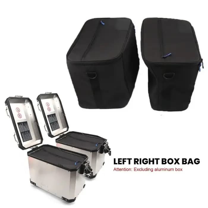 Nouveau sac à bagages moto sacs intérieurs noirs sac latéral supérieur en aluminium pour BMW R1250GS R1200GS ADV F800GS F850GS F750GS