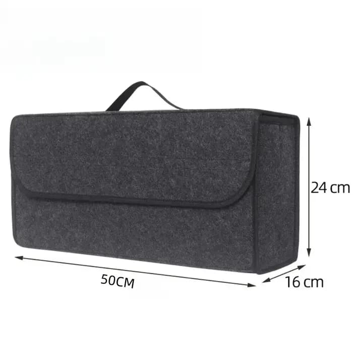 Grand compartiment antidérapant, organisateur de rangement de coffre, outil, sac de rangement de voi
